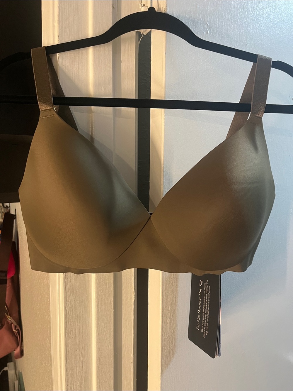 Seamless Olive T-Shirt Bra with Molded Cups - Undisclosed Brand
